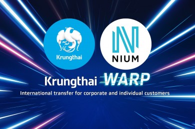 กรุงไทย-Nium” ยกระดับบริการ “Krungthai WARP” โอนเงินข้ามประเทศ “ถูก เร็ว เรทดี” สำหรับลูกค้าธุรกิจและลูกค้าบุคคล