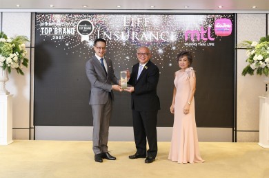 เมืองไทยประกันชีวิต รับรางวัล “TOP INFLUENTIAL BRANDS 2021”