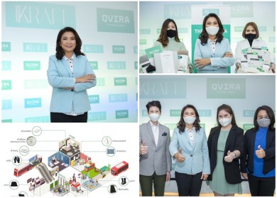 ไอเคคร๊าฟท์ เปิดตัวนวัตกรรมเส้นใยอัจฉริยะ QVIRA ชูเทคโนโลยี Zinc Nano Tech ยับยั้งเชื้อไวรัส 99%