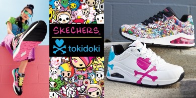 สเก็ตเชอร์ส แต่งแต้มสีสันเต็มพิกัดกับคอลเลกชันสุดลิมิเต็ด Skechers | tokidoki