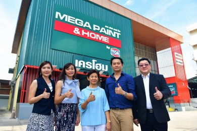 TOA ลุยเปิด MEGA PAINT สาขาใหม่ ‘เครโฮม ประเวศ’