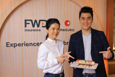 FWD ประกันชีวิต ร่วมกับ MAGURO สร้างสรรค์เมนู “Taste of Celebrate living Roll”