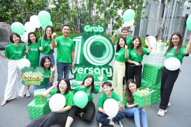 แกร็บ ฯส่งแคมเปญใหญ่ “Grab 10versary”ฉลองสู่ปีที่ 10 ของการดำเนินธุรกิจ