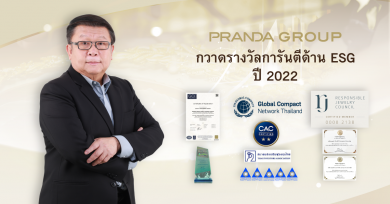 แพรนด้า จิวเวลรี่ กวาดรางวัลการันตีด้าน ESG ปี 2022