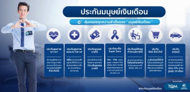 TQM จับมือ BKI จัดแคมเปญรับวันแรงงาน “ประกันมนุษย์เงินเดือน”พร้อมแจกฟรีประกันอุบัติเหตุส่วนบุคคล