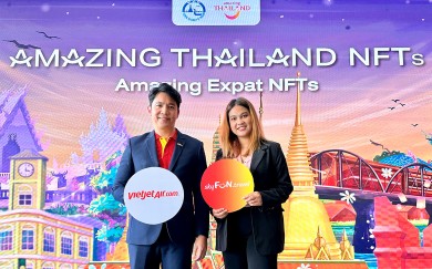 ไทยเวียตเจ็ท และ สกายฟันทราเวล ร่วมกับ ททท. ในแคมเปญ ‘Amazing Thailand NFTs ซีซัน 2’