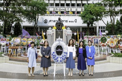 ไทยประกันชีวิตร่วมพิธีวางพวงมาลา เนื่องในวันมหิดล ประจำปี 2566