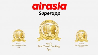 airasia Superapp คว้ารางวัลแอปฯการจองที่ดีที่สุดในเอเชียจาก World Travel Tech Awards ประจำปี 2023