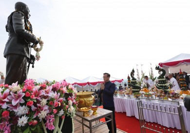 สมเด็จพระมหารัชมงคลมุนี (สมเด็จธงชัย) มาเป็นประธานพิธีสงฆ์ ในงานครบรอบวันสถาปนา ก้าวสู่ปีที่ 72 ทิพยประกันภัย