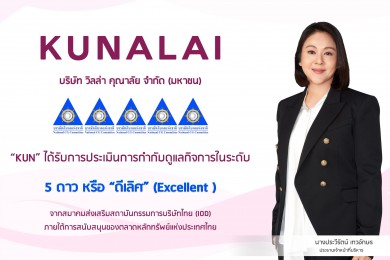 คุณาลัย คว้า CGR ระดับ 5 ดาว “ดีเลิศ”