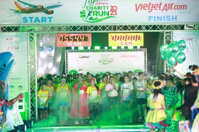 นักวิ่งรักษ์โลกกว่า 1,500 คน ร่วมงานวิ่งการกุศล ‘Fly Green Charity Run’ จัดโดยไทยเวียตเจ็ท