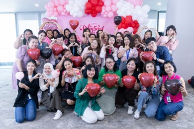 กรุงไทย–แอกซ่า ประกันชีวิต จัดกิจกรรม Happy Valentine’s Day – Love is Sharing, Love is Caring, Love out Loud ในเทศกาลแห่งความรัก