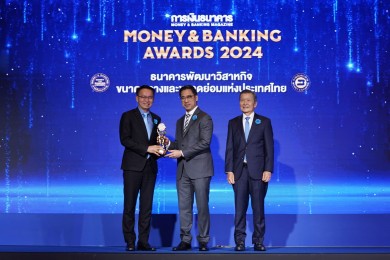 SME D Bank ชนะใจเอสเอ็มอี รับรางวัล Money & Banking Awards 2024