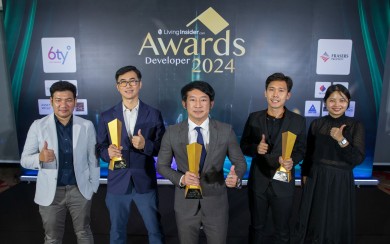 SC Asset คว้า 3 รางวัลใหญ่ ในงาน Livinginsider Developer Awards 2024