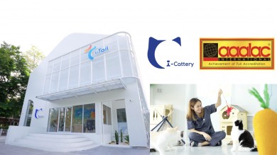 ศูนย์วิจัยอาหารแมว i-Cattery ได้รับการรับรองจาก AAALAC International