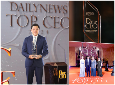 ผอ.ออมสิน รับรางวัล TOP CEO สาขาธุรกิจเพื่อสังคมแห่งปี 2024