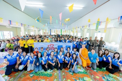 ‘ไทยประกันชีวิต’ ร่วมกับ ‘มูลนิธิหนึ่งคนให้ หลายคนรับ’ลงพื้นที่มอบถุงยังชีพช่วยเหลือผู้ประสบอุทกภัยในภาคเหนือ