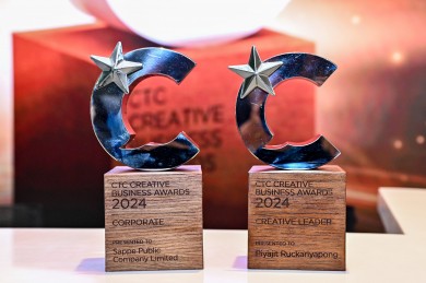 SAPPE คว้า 2 รางวัลใหญ่  CREATIVE BUSINESS AWARDS และ CREATIVE LEADER AWARDS