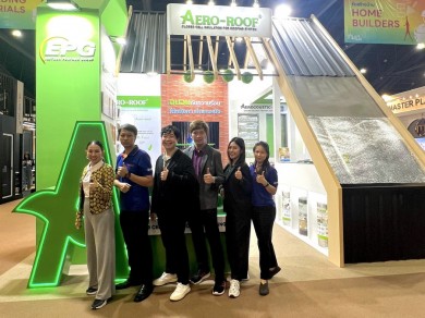 Aeroflex นำสินค้านวัตกรรม AERO-ROOF จัดแสดงในงานบ้านและสวนแฟร์