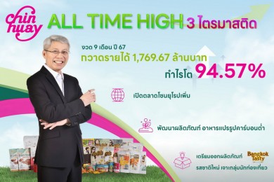 CH โชว์งบ 9 เดือน ทำ All Time High