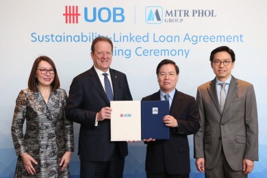 ยูโอบี-มิตรผล จับมือ พร้อมสร้างความยั่งยืนผ่านสินเชื่อ Sustainability-Linked Loan 1,500 ล้านบาท