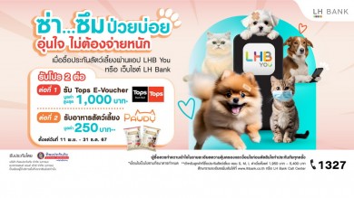 LH Bank ออกแคมเปญประกันสัตว์เลี้ยงรับสิทธิพิเศษ 2 ต่อ E-voucher สูงสุด 1,000 บาท และอาหารสัตว์เลี้ยง