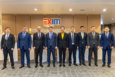 EXIM BANK พบปะรัฐมนตรีว่าการกระทรวงอุตสาหกรรมและเทคโนโลยีใหม่ สาธารณรัฐทาจิกิสถาน