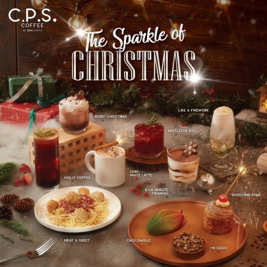 C.P.S. COFFEE เปิดตัว 10 เมนูสุดพิเศษในคอนเซปต์ “The Sparkle of Christmas”