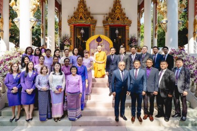 ‘กลุ่มเอสซีบี เอกซ์’ สืบทอดทำนุบำรุงพระพุทธศาสนาจัดพิธีถวายผ้ากฐิน ประจำปี 2567 ณ วัดอุทกเขปสีมาราม จ.ชลบุรี