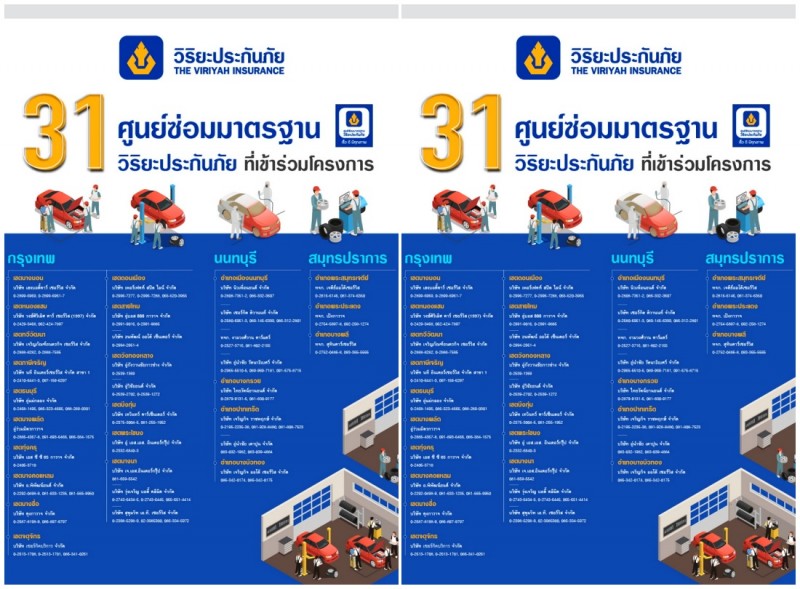 วิริยะประกันภัย-กรมขนส่งทางบก ชวน “ตรวจรถฟรี ขับขี่ปลอดภัย”เตรียมความพร้อมรับเดินทางปีใหม่ 2568