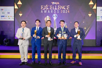 กสิกรไทย คว้า 6 รางวัล จากงาน TMA Excellence Awards 2024