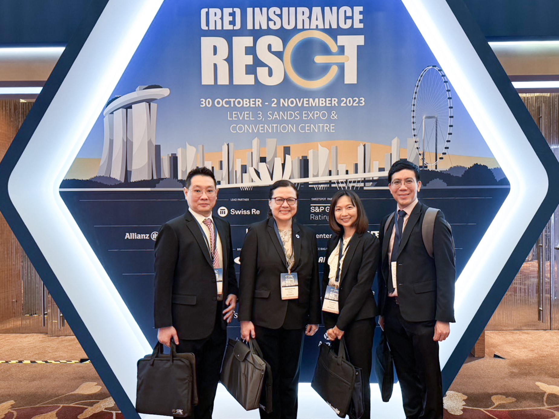 EXIM BANK ร่วมประชุม The Singapore International Reinsurance Conference